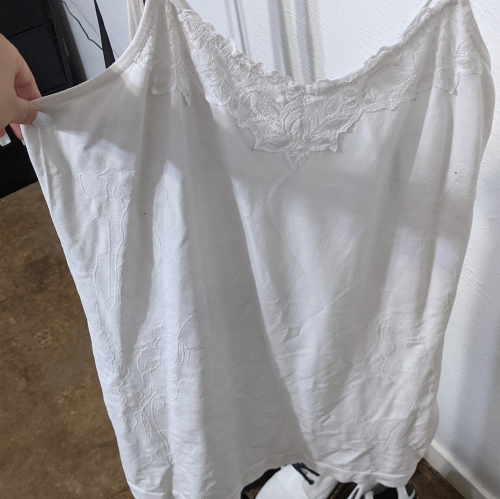 Lacey White tank top